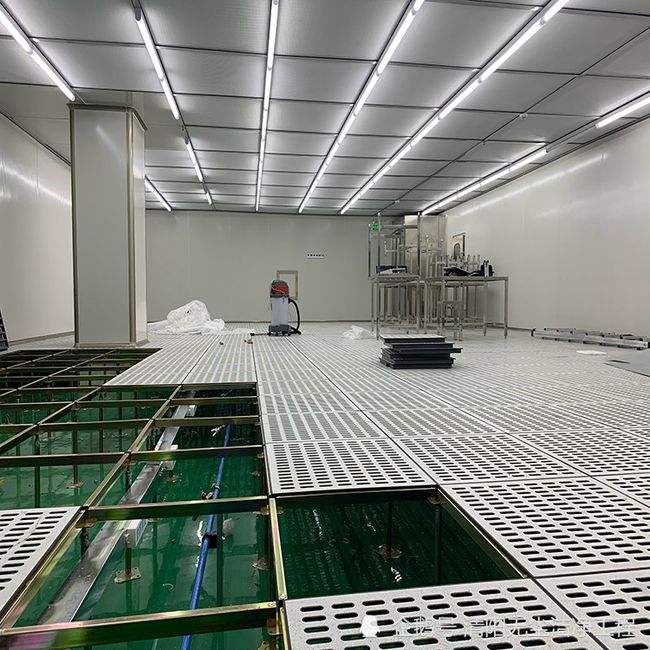 半导体洁净车间PVC防静电地板的施工方法